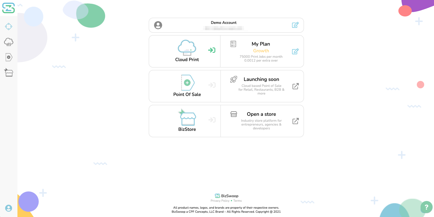 BizPrint SSO 1.7.0 Update Bizswoop Cloud Dashboard
