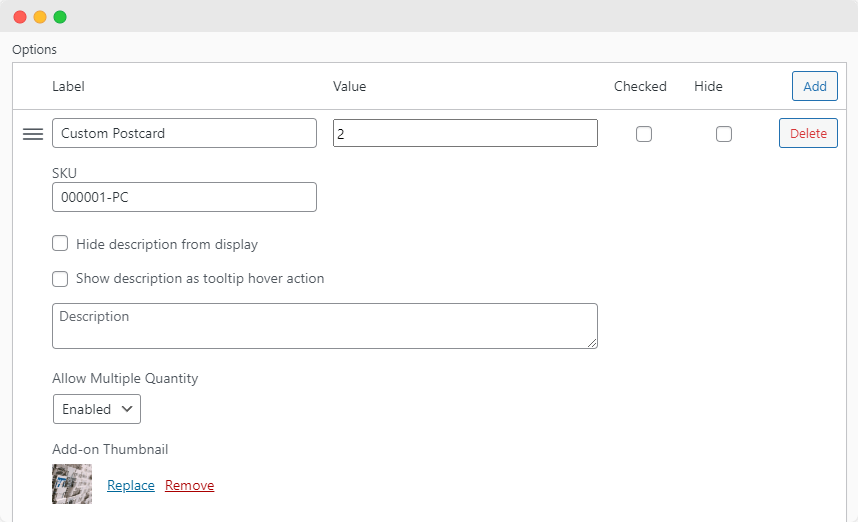 Add related products as add-on options with Product Manager Add-ons.