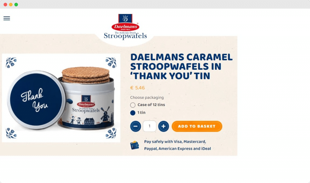 High-quality product images by Daelmans Stroopwafels
