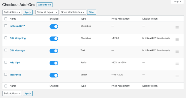 WooCommerce Checkout Add-ons from SkyVerge