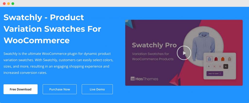 Swatchly – product variation plugin for WooCommerce
