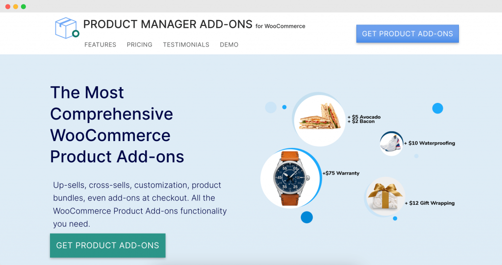 Product Manager Add-ons download page