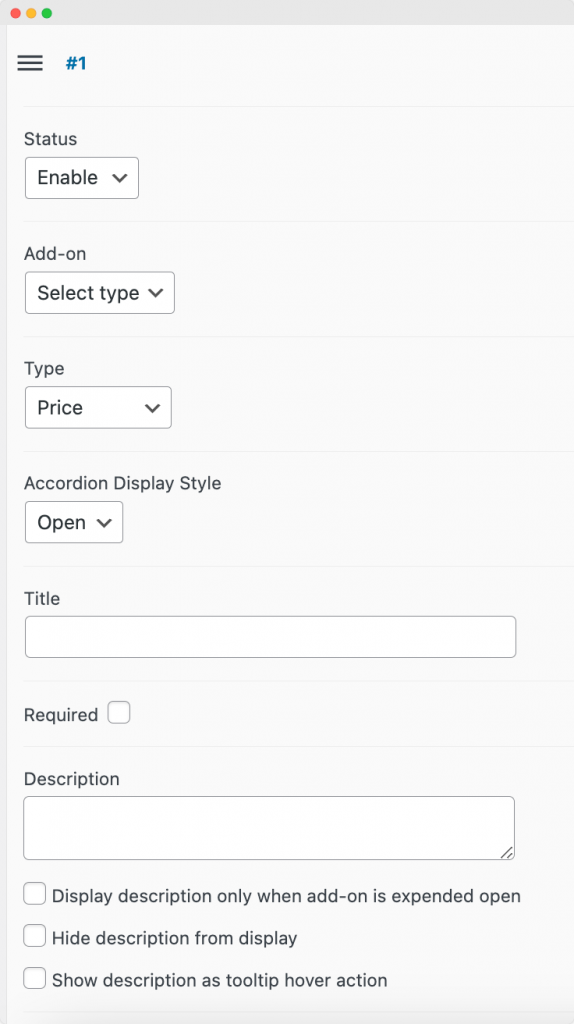 Add row to configure products in your samples add-on group.